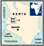 I stayed somewhere between Nairobi & Tanzania border, we drop to the forest past Dol Dol :)